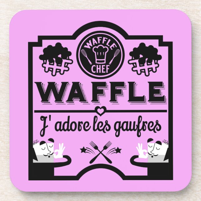Posavasos Waffles de Bélgica (Frente)