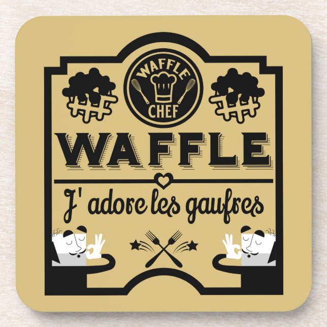 Posavasos Waffles de Bélgica (Frente)