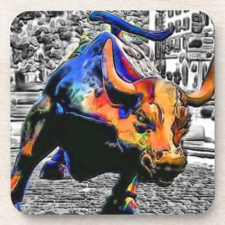 Posavasos Wall Street Bull