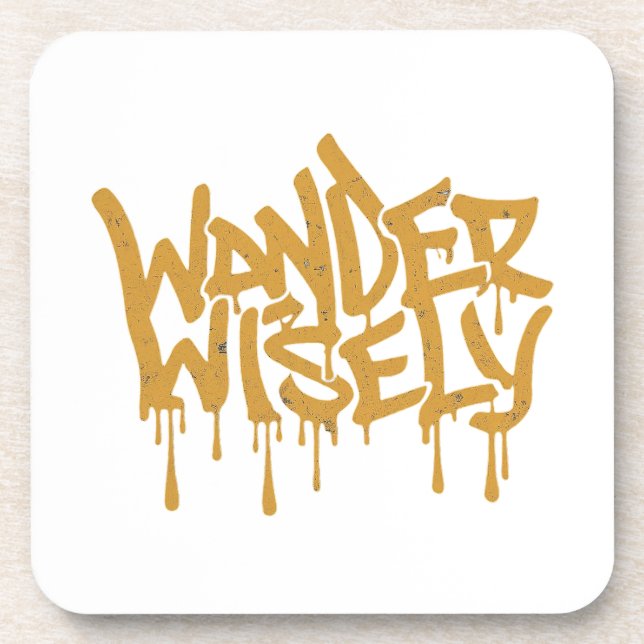 Posavasos Wander Wisely (Frente)