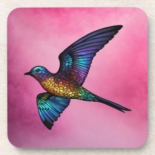 Posavasos Wanderer inalámbrico: Pájaro Swift multicolor