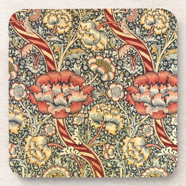 Posavasos Wandle de William Morris, Bella Artes textil de ép (Frente)