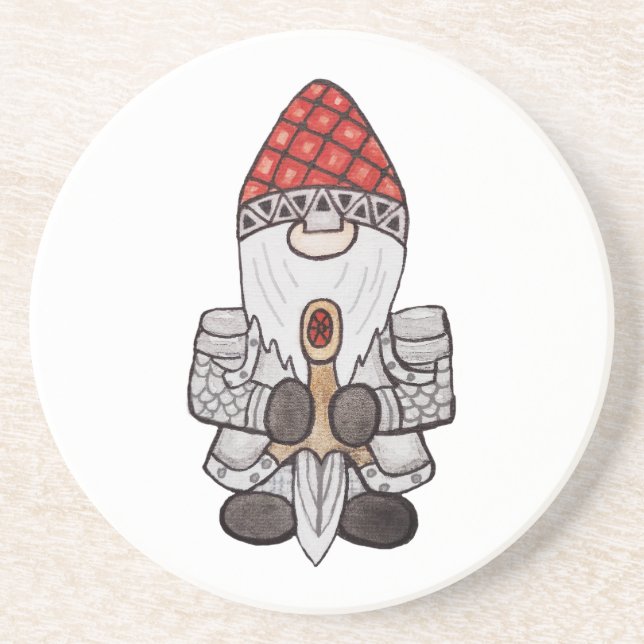 Posavasos Warrior Knight Gnome (Frente)