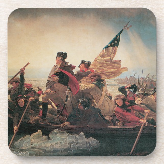 Posavasos Washington cruzando el Delaware de Emanuel Leutze (Frente)