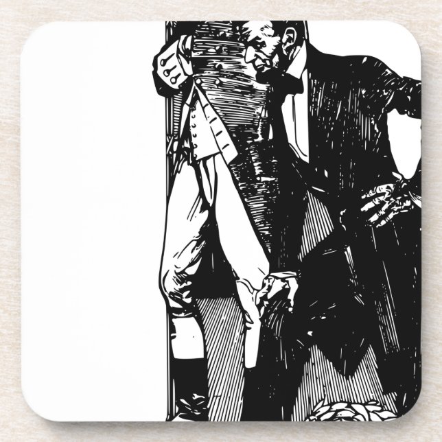 Posavasos washington lincoln (Frente)