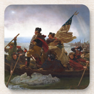 Posavasos Washington que cruza el Delaware de Manuel Leutze