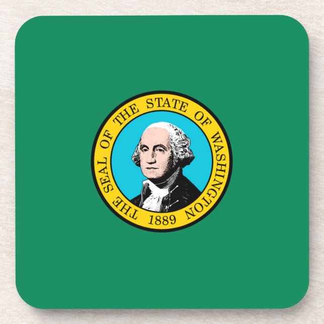 Posavasos Washington State Flag Design (Frente)