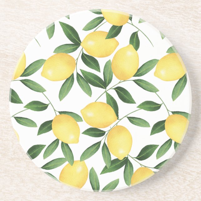POSAVASOS WATERCOLOR LEMONS (Frente)