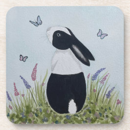 Posavasos Watercolour Dutch Bunny Rabbit