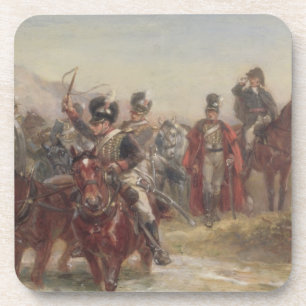 Posavasos Wellington en España (aceite en el panel) (par de