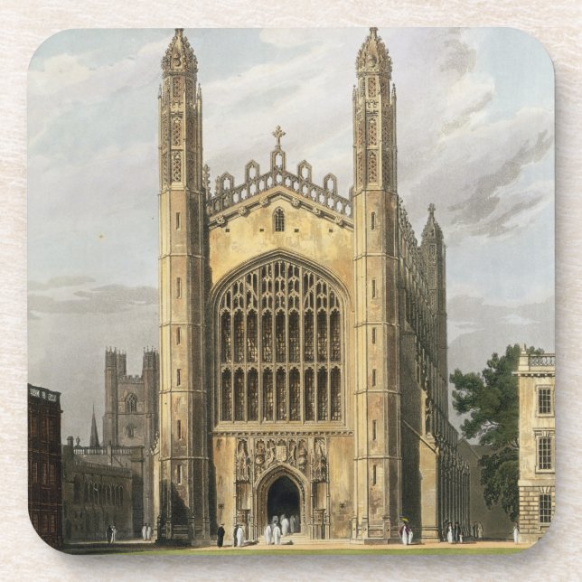Posavasos West End de College Chapel, Cambridge de rey, de (Frente)