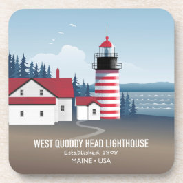 Posavasos West Quoddy Head Lighthouse