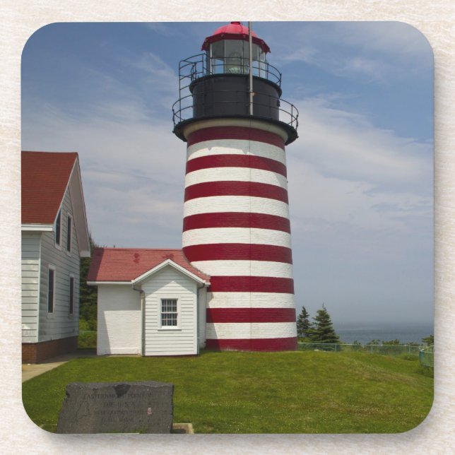 Posavasos West Quoddy Head Lighthouse State Park es el (Frente)