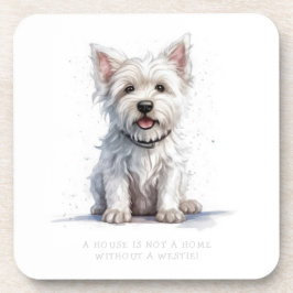Posavasos Westie Cheeky Cute Westie Avers