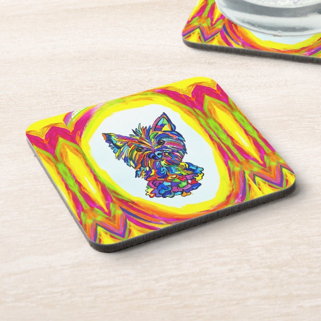 Posavasos Westie Coasters (Lado Izquierdo)