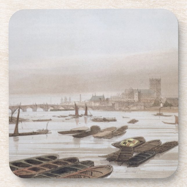 Posavasos Westminster del puente de Waterloo, th de (Frente)