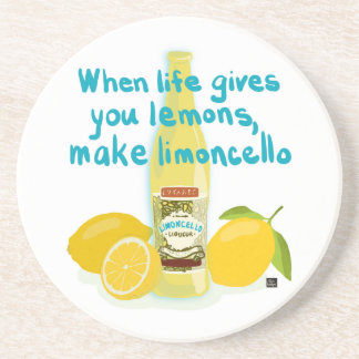 Posavasos When Life Gives You Lemons - Make Limoncello