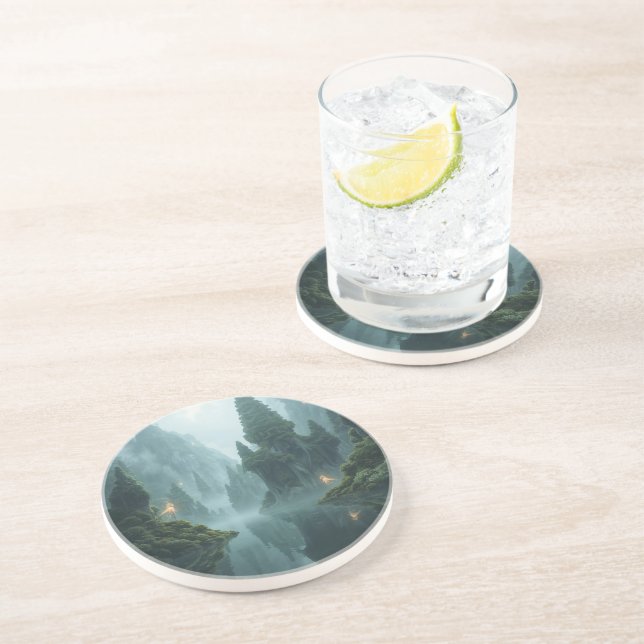 Posavasos Where Winged Spirits Wander (Lado)