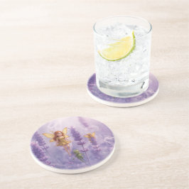 Posavasos Whimsy Among the Purple Blooms