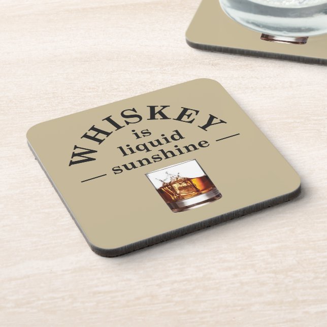 Posavasos Whiskey cita graciosos dichos de bebida (Lado Izquierdo)