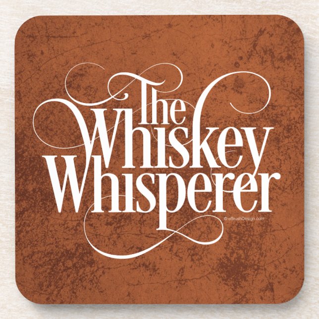 Posavasos Whiskey Whisperer Drink Coaster (Frente)