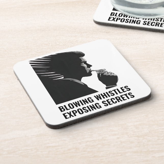 Posavasos Whistleblower Beasters Coasters (Lado Izquierdo)