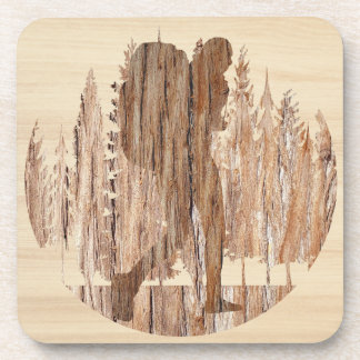 Posavasos Wilderness Llama A Senderismo En Madera