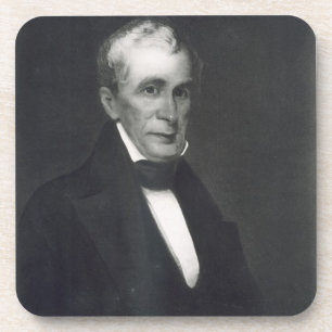 Posavasos William Henry Harrison, 9no presidente de la unió