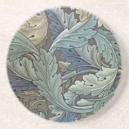 Posavasos William Morris Acanthus Sage Flor Flor Botánico