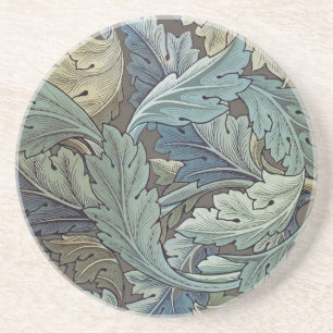Posavasos William Morris Acanthus Sage Flor Flor Botánico