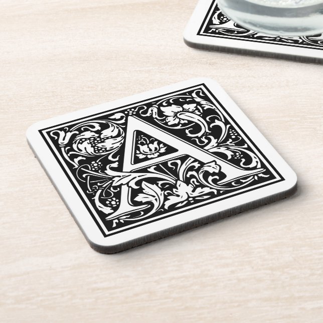 Posavasos William Morris Alphabet "A" (Lado Izquierdo)