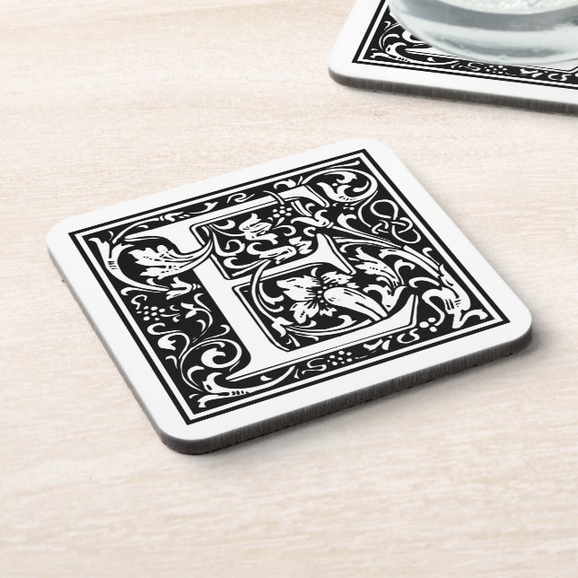 Posavasos William Morris Alphabet "E" (Lado Izquierdo)