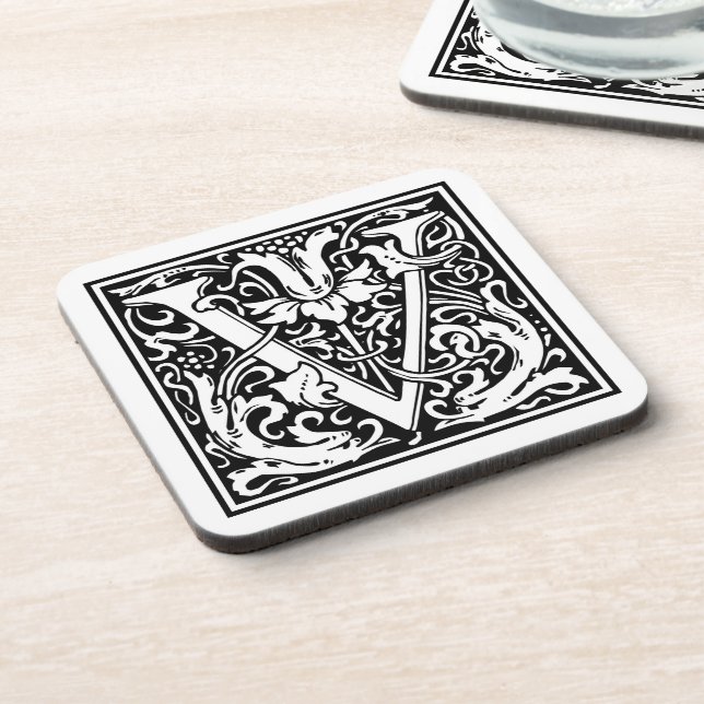 Posavasos William Morris Alphabet "V" (Lado Izquierdo)