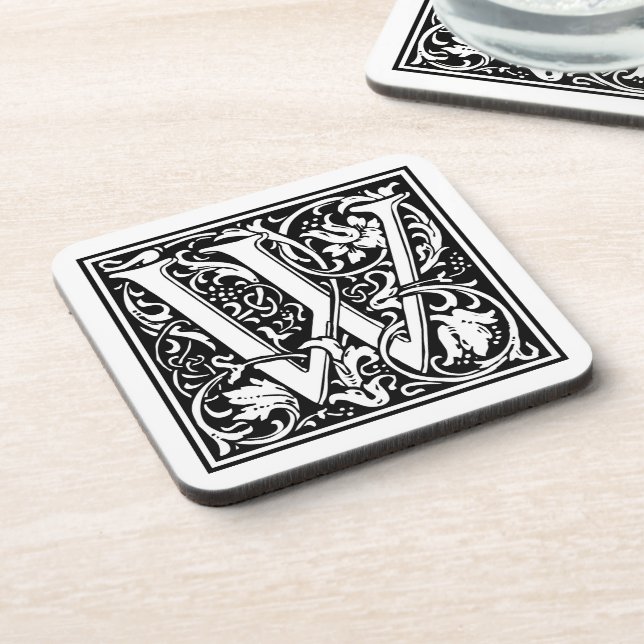 Posavasos William Morris Alphabet "W" (Lado Izquierdo)