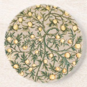 Posavasos William Morris Floral Fruta Jardín Flor Clásico