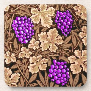 Posavasos William Morris Grapevine, Brown y Purple