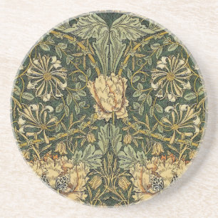 Posavasos William Morris Honeysuckle Green Floral