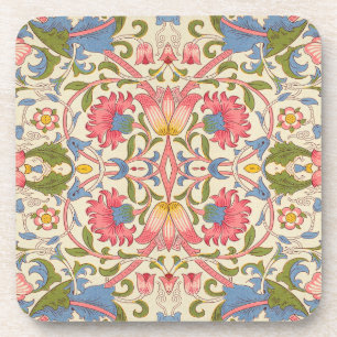 Posavasos William Morris Lodden Patrón Floral Pastel