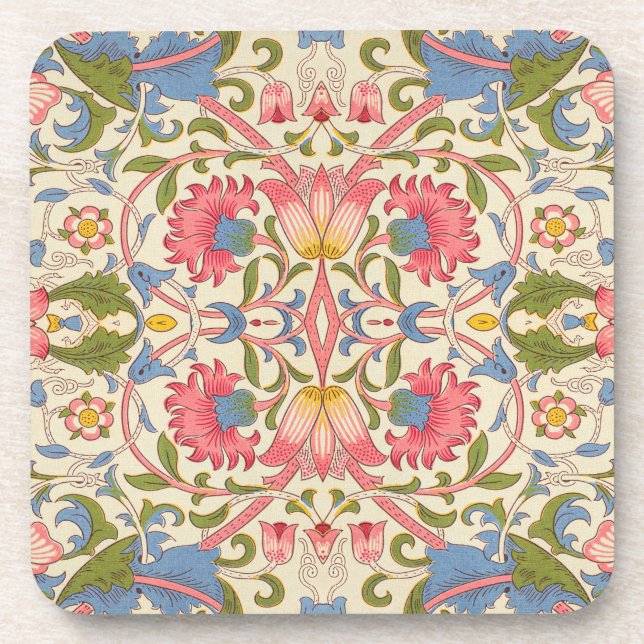 Posavasos William Morris Lodden Spring Wallpaper Art (Frente)