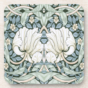 Posavasos William Morris Pimpernel Blue Patrón Intrincado