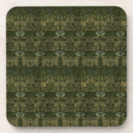 Posavasos William Morris: Tulipán verde y Rosa