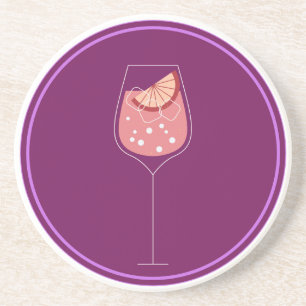 Posavasos Wine Glass Coaster