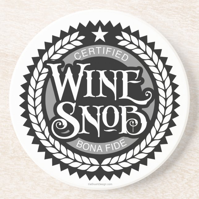 Posavasos Wine Snob (Frente)