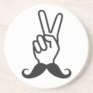 Posavasos Winning Mustache custom coaster