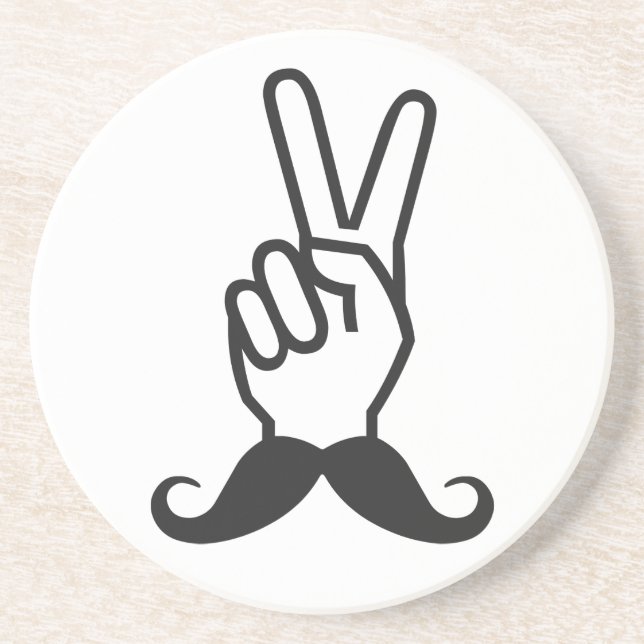 Posavasos Winning Mustache custom coaster (Frente)