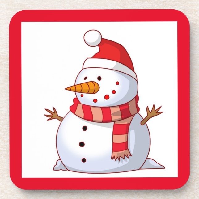 POSAVASOS WINTER SNOWMAN (Frente)