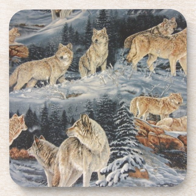 Posavasos Winter Wolves (Frente)