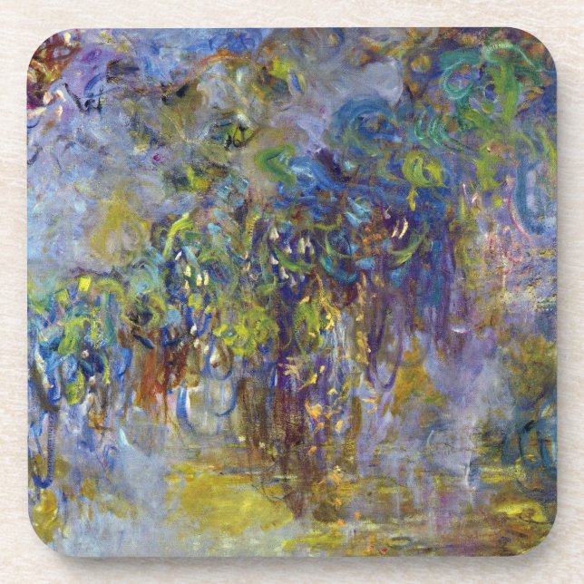 Posavasos Wisteria (a la derecha) de Claude Monet (Frente)