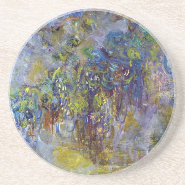 Posavasos Wisteria (a la derecha) de Claude Monet (Frente)