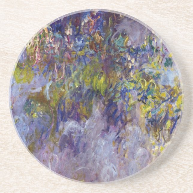 Posavasos Wisteria (a la izquierda) de Claude Monet (Frente)
